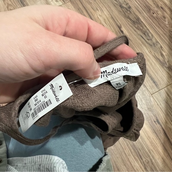 NWT Madewell Lightestspun Tie-Strap Ruffle-Hem Dress - Picture 11 of 11